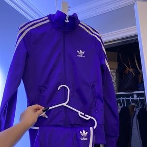 Women’s Adidas Purple Tracksuit